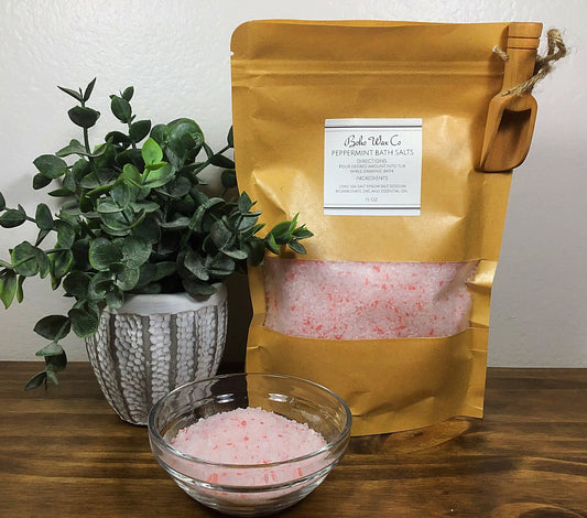 Peppermint Bath Salts 15OZ