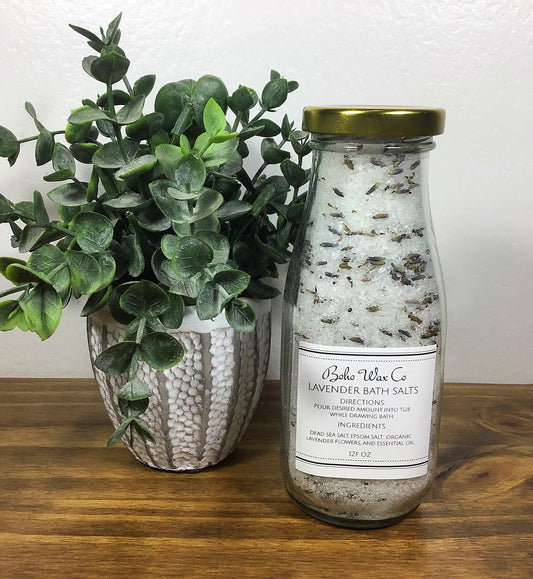 Lavender Bath Salt 12OZ