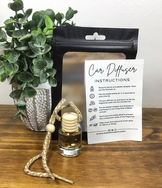 Mahogany Teakwood Car Diffuser